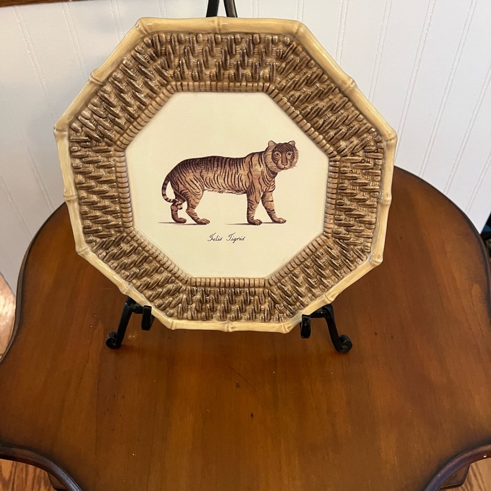 Raymond Waites Tiger plate decorative plate - Picture 3 of 7